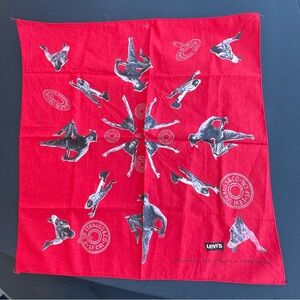 Levi's Vintage Red Bandana Graphic Design
